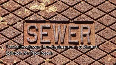Trenchless Sewer Line Replacement: A Modern Solution for Pipe Repair