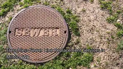 Trenchless Sewer Line Replacement Services in Milton, WA