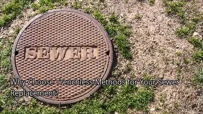 Why Choose Trenchless Methods for Your Sewer Replacement?