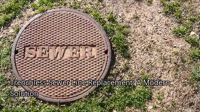 Trenchless Sewer Line Replacement: A Modern Solution