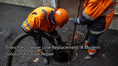 Trenchless Sewer Line Replacement: A Modern Solution for Pipe Repair