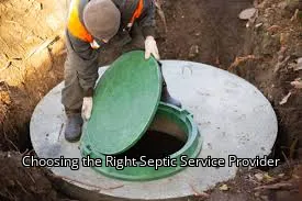 Choosing the Right Septic Service Provider