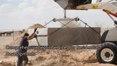 Comprehensive Septic Services for Residential Developments Comprehensive Septic Services for Residential Developments