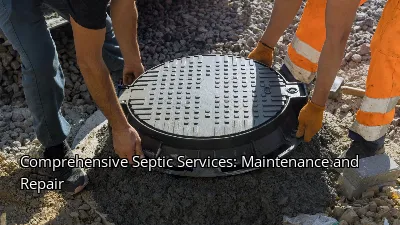 Comprehensive Septic Services: Maintenance and Repair