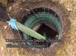 Comprehensive Septic Solutions Tailored to Your Needs Comprehensive Septic Solutions Tailored to Your Needs