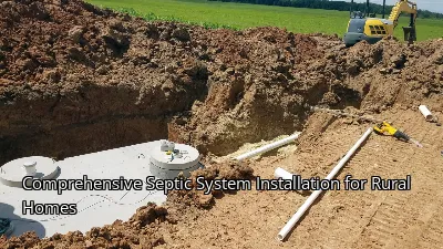 Comprehensive Septic System Installation for Rural Homes Comprehensive Septic System Installation for Rural Homes