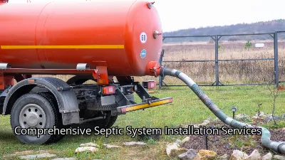 Comprehensive Septic System Installation Services Comprehensive Septic System Installation Services