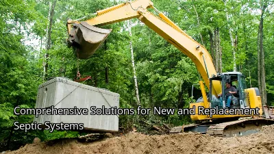 Comprehensive Solutions for New and Replacement Septic Systems Comprehensive Solutions for New and Replacement Septic Systems