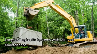 Long-lasting Septic Systems with Minimal Maintenance Long-lasting Septic Systems with Minimal Maintenance
