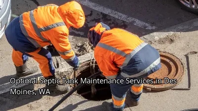 Optimal Septic Tank Maintenance Services in Des Moines, WA