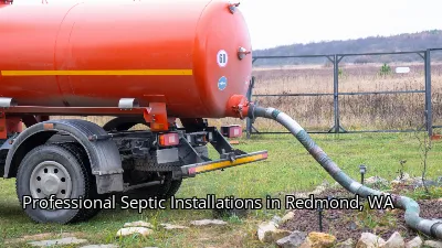 Professional Septic Installations in Redmond, WA Professional Septic Installations in Redmond, WA