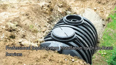 Professional Septic System Installation by Drain Beast Services