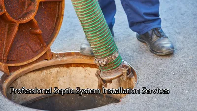 Professional Septic System Installation Services