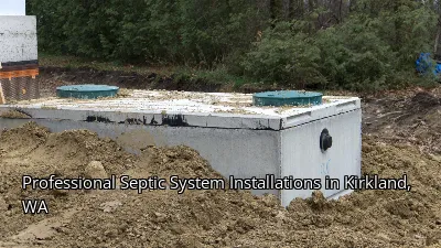 Professional Septic System Installations in Kirkland, WA Professional Septic System Installations in Kirkland, WA