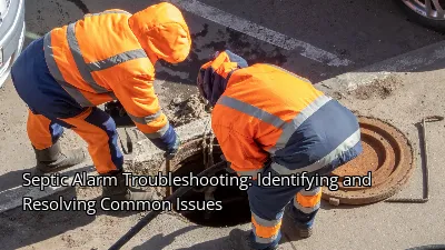 Septic Alarm Troubleshooting: Identifying and Resolving Common Issues