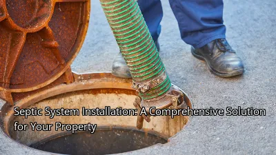 Septic System Installation: A Comprehensive Solution for Your Property