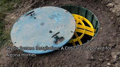 Septic System Installation: A Critical Component for Algona Homes