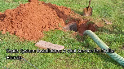 Septic System Installation: A Vital Service for Orillia Homes