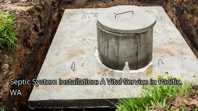 Septic System Installation: A Vital Service in Pacific, WA Septic System Installation: A Vital Service in Pacific, WA
