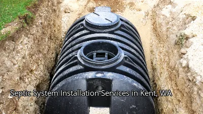 Septic System Installation Services in Kent, WA Septic System Installation Services in Kent, WA