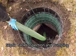 Septic Tank Inspection and Pumping Septic Tank Inspection and Pumping