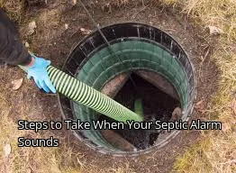 Steps to Take When Your Septic Alarm Sounds