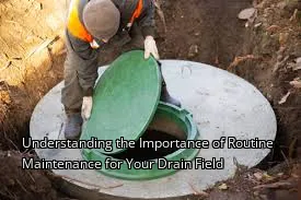 Understanding the Importance of Routine Maintenance for Your Drain Field