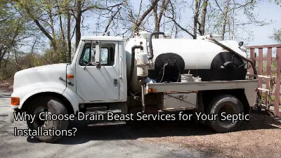 Why Choose Drain Beast Services for Your Septic Installations? Why Choose Drain Beast Services for Your Septic Installations?